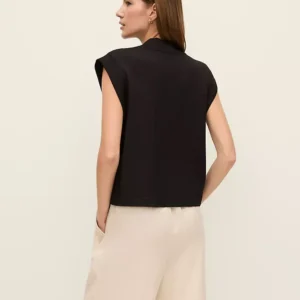 Alternative view of Scuba V Neck Sleeveless Top with Relaxed Fit
